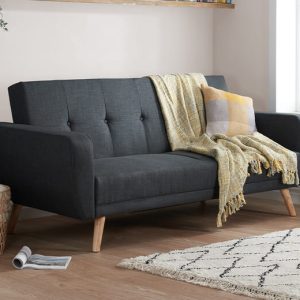 Birlea Farrow Grey Large Sofa Bed Sofa Bed | Bed Sava