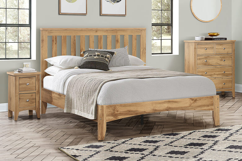 Birlea Hampstead Wooden Bed, Small Double