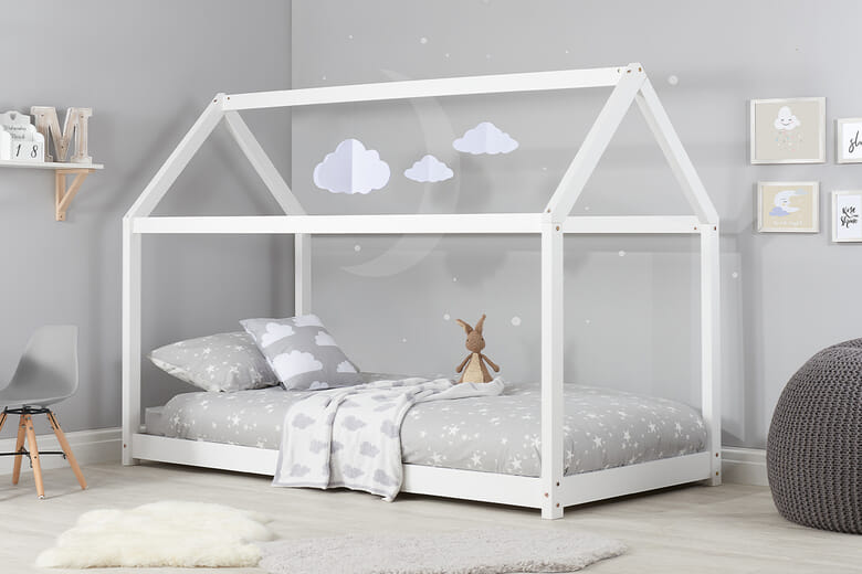 Birlea House Kids Bed, Birlea_Natural Pine, Single