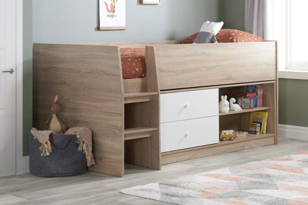 Birlea Leyton Kids Storage Cabin Bed Single | Bed Sava
