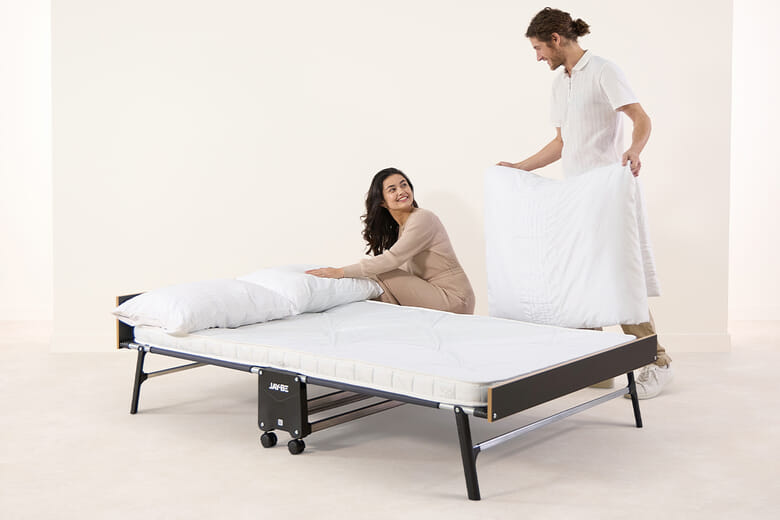 One Size - Jay-Be GP120 Grand Folding Small Double Bed with e-Pocket Mattress