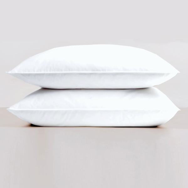 Premium Hungarian Goose Down Pillow  1 Pair 2 Pillows Standard  SoftMedium | Bed Sava
