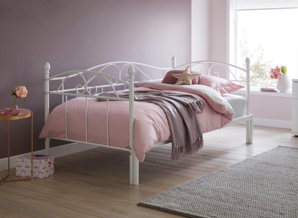Kylie S Metal Bed Frame - 3'0 Single - Pink