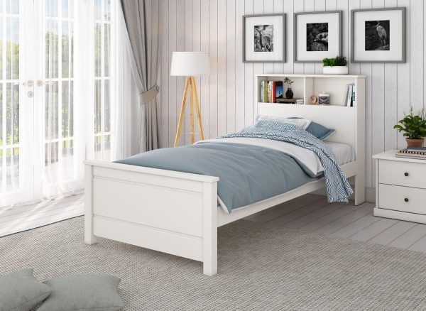 Northwood Storage  30 Single  White | Bed Sava