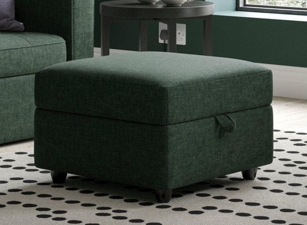 Haze Footstool  Green | Bed Sava