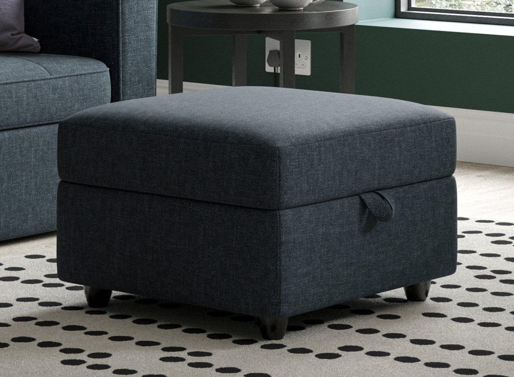 Haze Footstool - Blue