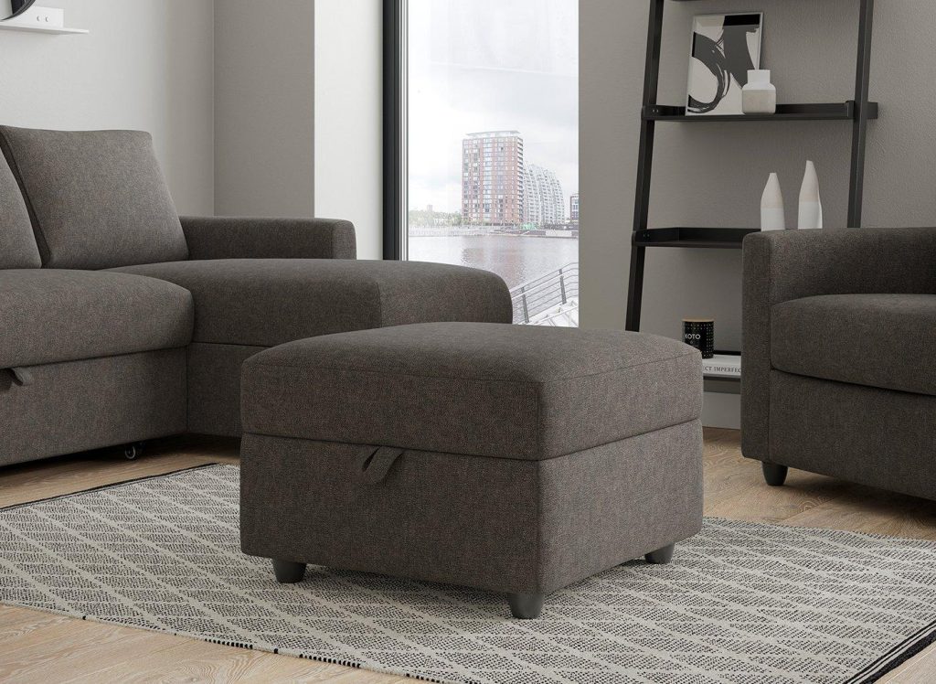 Limerick Footstool - Grey