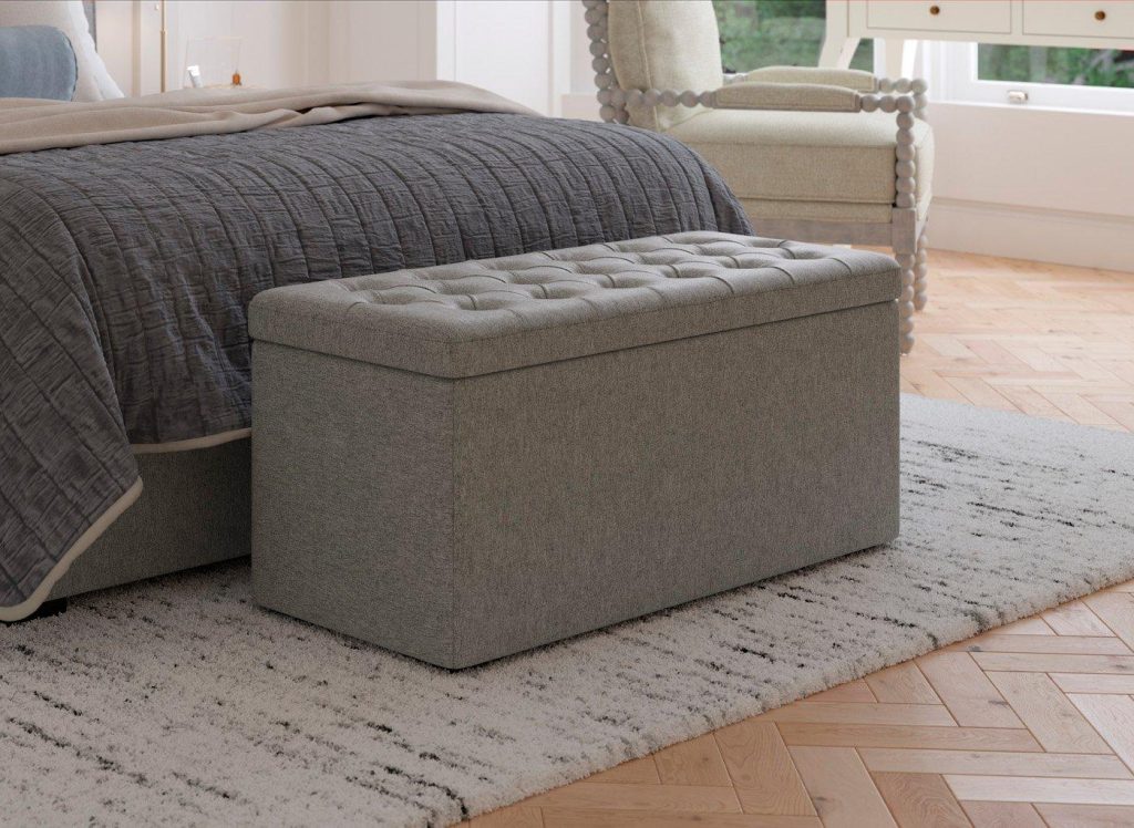 Deacon Blanket Box - Grey