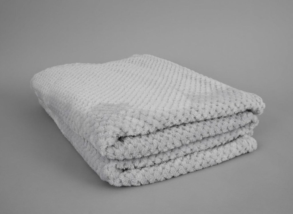 Team GB Super Soft Waffle Blanket - Grey