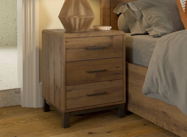 Tribeca Wooden Bedside Table | Bed Sava