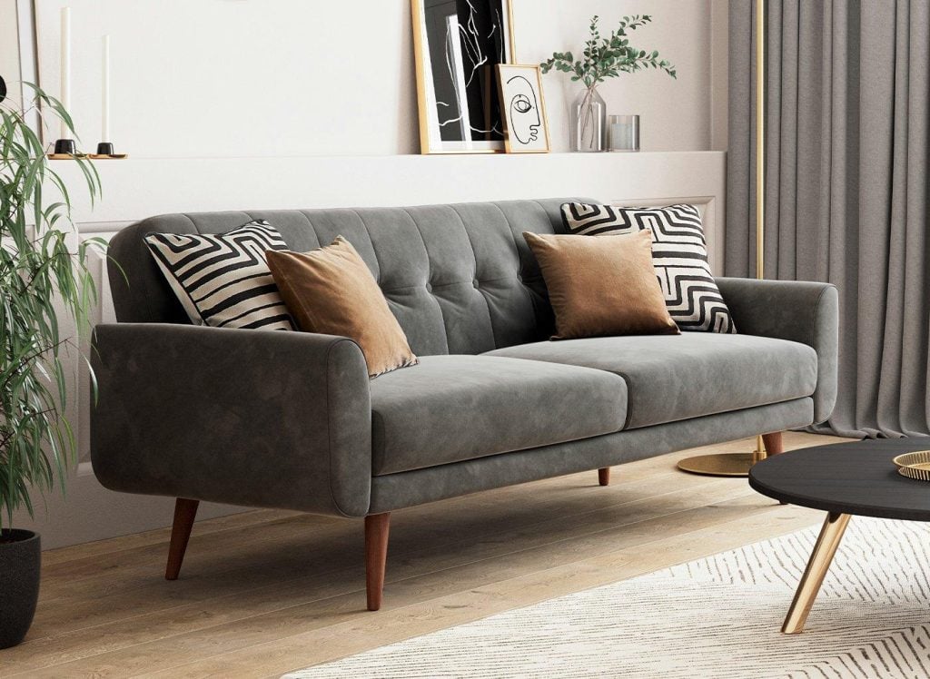 Gallway 3 Seater Sofa Bed - Grey