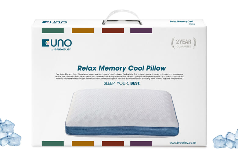 UNO Relax Memory Cool Pillow, Pillow