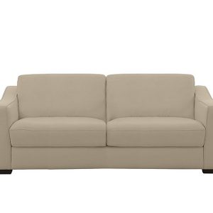 Optimus Space Saving BV Leather Sofa Bed with Memory Foam Mattress  Feather | Bed Sava