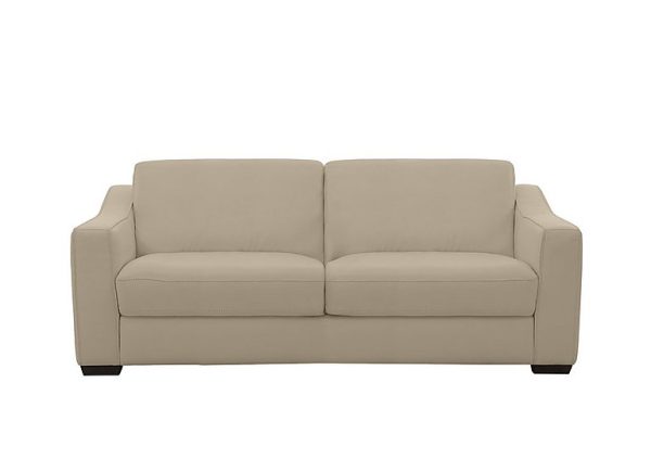 Optimus Space Saving BV Leather Sofa Bed with Memory Foam Mattress  Feather | Bed Sava