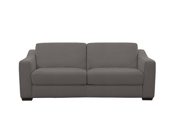 Optimus Space Saving BV Leather Sofa Bed with Memory Foam Mattress  BV Elephant | Bed Sava