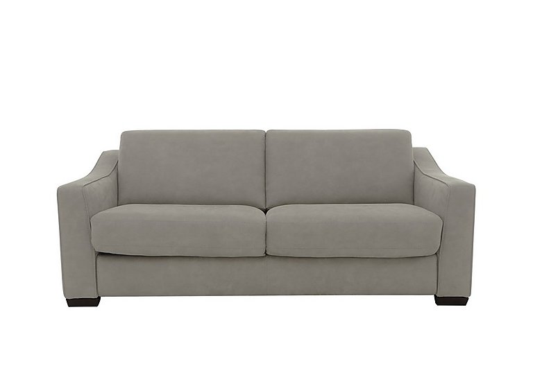 Optimus Space Saving Fabric Sofa Bed with Memory Foam Mattress - Silver