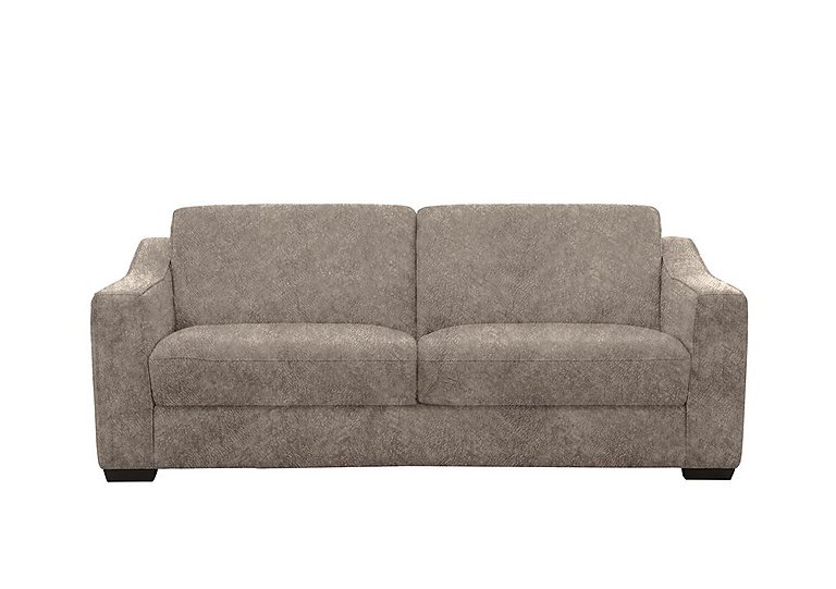 Optimus Space Saving Fabric Sofa Bed with Memory Foam Mattress - Mink