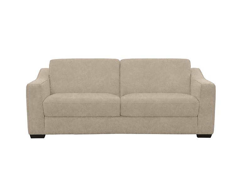 Optimus Space Saving Fabric Sofa Bed with Memory Foam Mattress - Cream