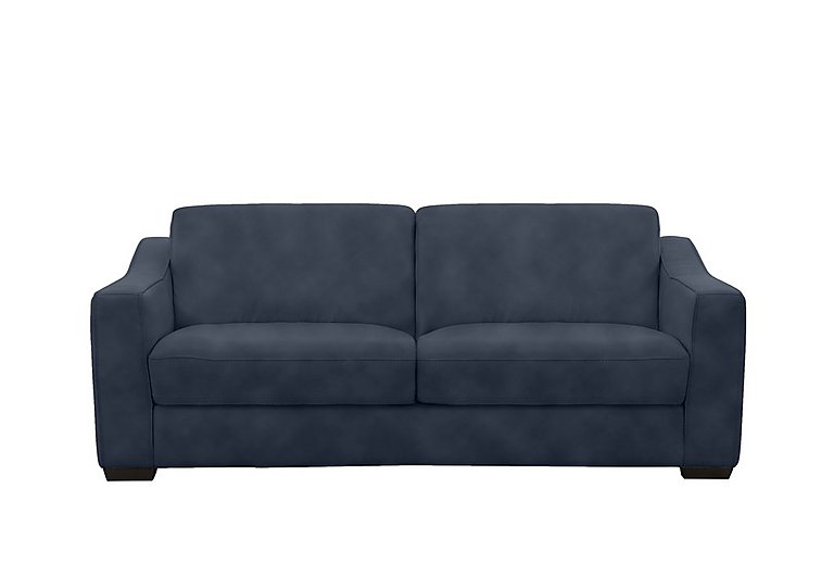 Optimus Space Saving Fabric Sofa Bed with Memory Foam Mattress - R23 Blue