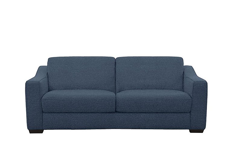 Optimus Space Saving Fabric Sofa Bed with Memory Foam Mattress - R38 Blue