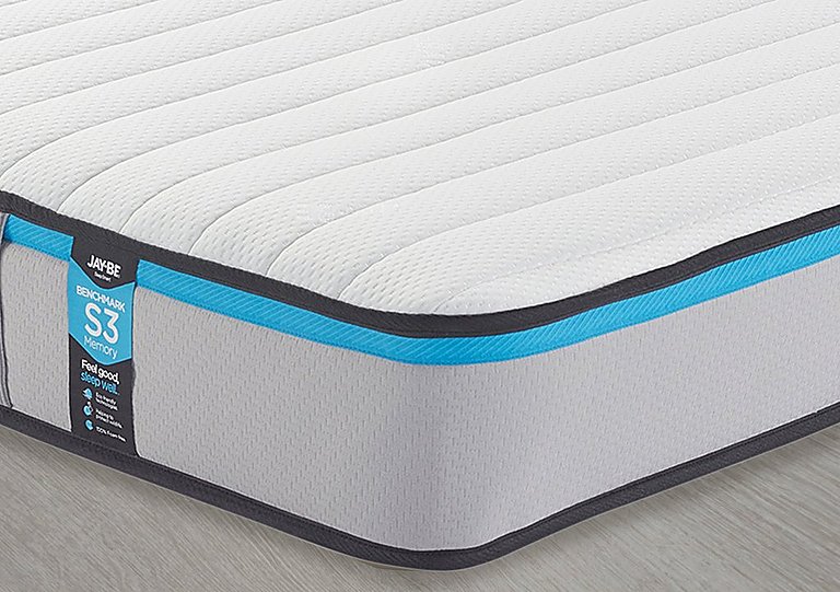 Jay-Be - Benchmark S3 Memory Eco-friendly Mattress - Double