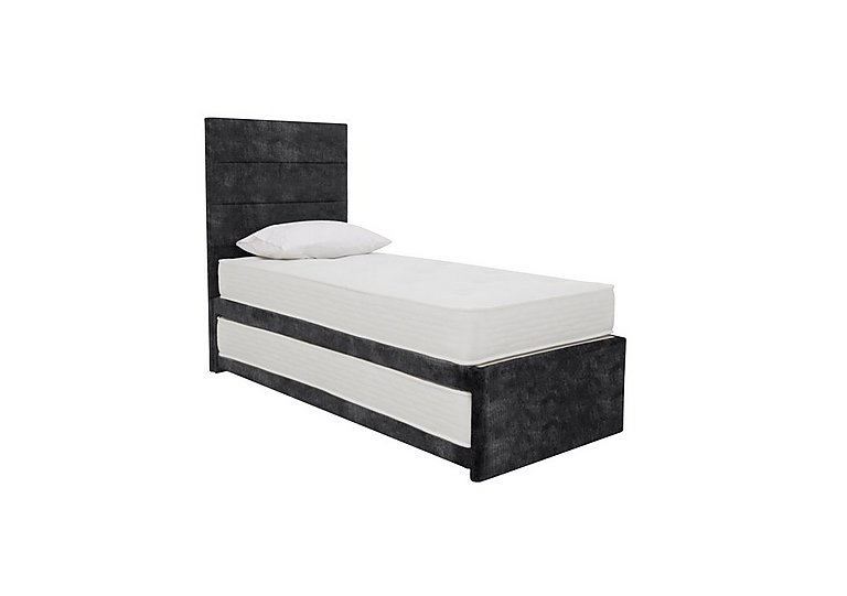 Sleep Story - Guest Bed with Coil Mattress and Pocket Sprung Mattress - Lace Domino