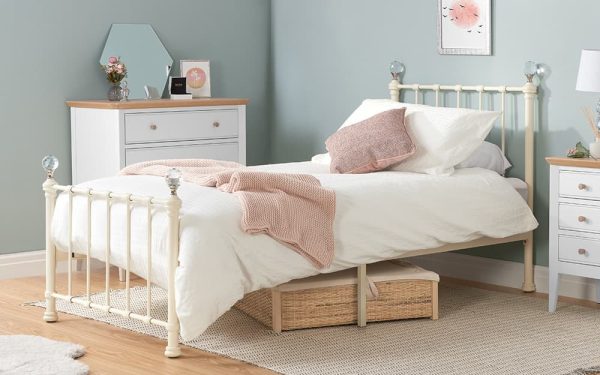 Birlea Jessica Metal Bed Frame Single | Bed Sava