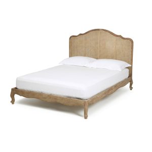 Sienna Rattan Bed  Weathered Oak  Rattan Double | Bed Sava