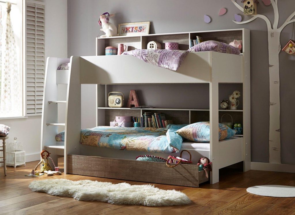 Erin Bunk Bed  30 Euro Single  White | Bed Sava