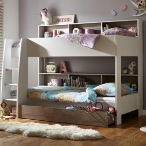 Erin Bunk Bed  30 Euro Single  White | Bed Sava
