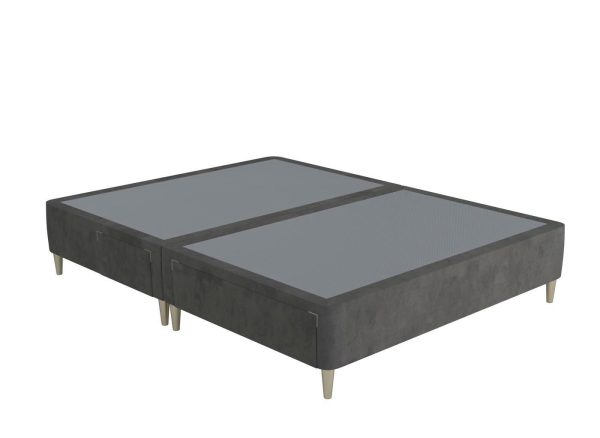 TheraPur® Shallow Divan Base  30 Single  Grey | Bed Sava