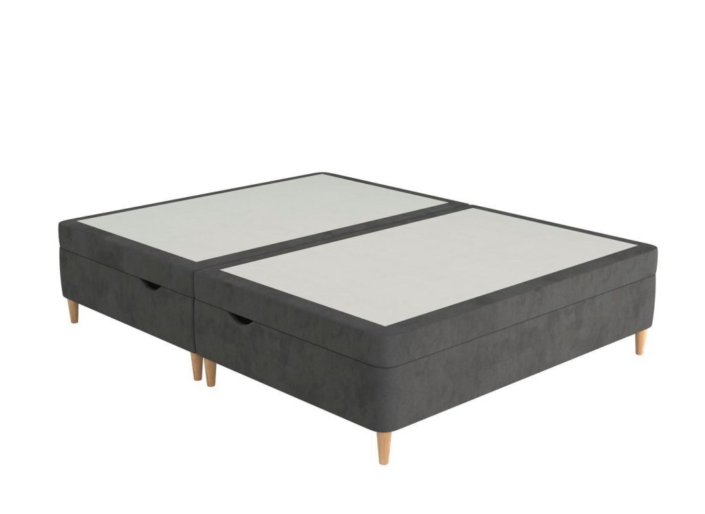 Therapur Slimline Ottoman - 4'6 Double - Grey