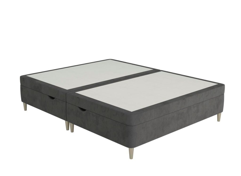 Therapur Slimline Ottoman - 4'0 Small Double - Grey