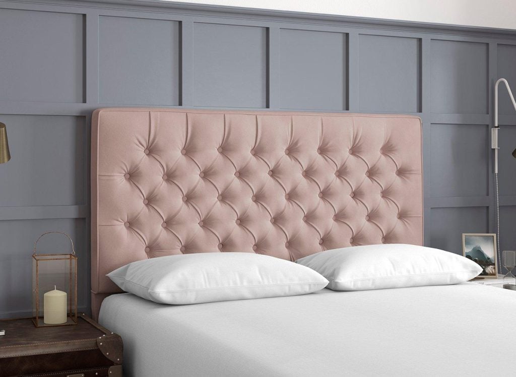 TheraPur Bracken Headboard - 4'0 Small Double - Pink