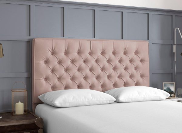 TheraPur Bracken Headboard  40 Small Double  Pink | Bed Sava