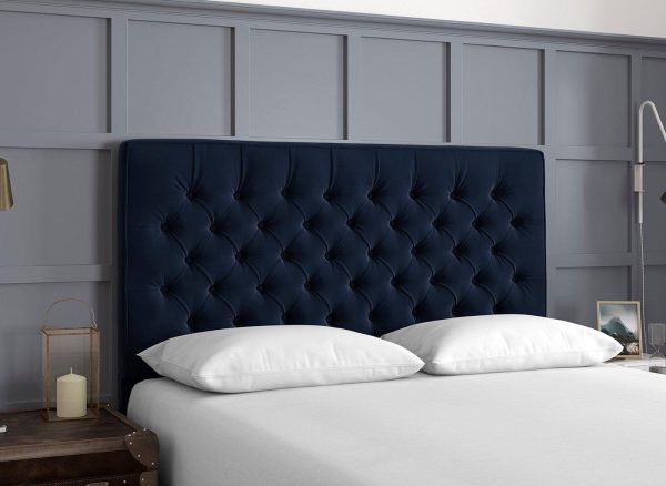 TheraPur Bracken Headboard  30 Single  Blue | Bed Sava