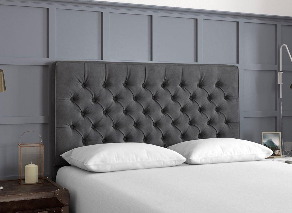 TheraPur Bracken Headboard - 4'6 Double - Grey