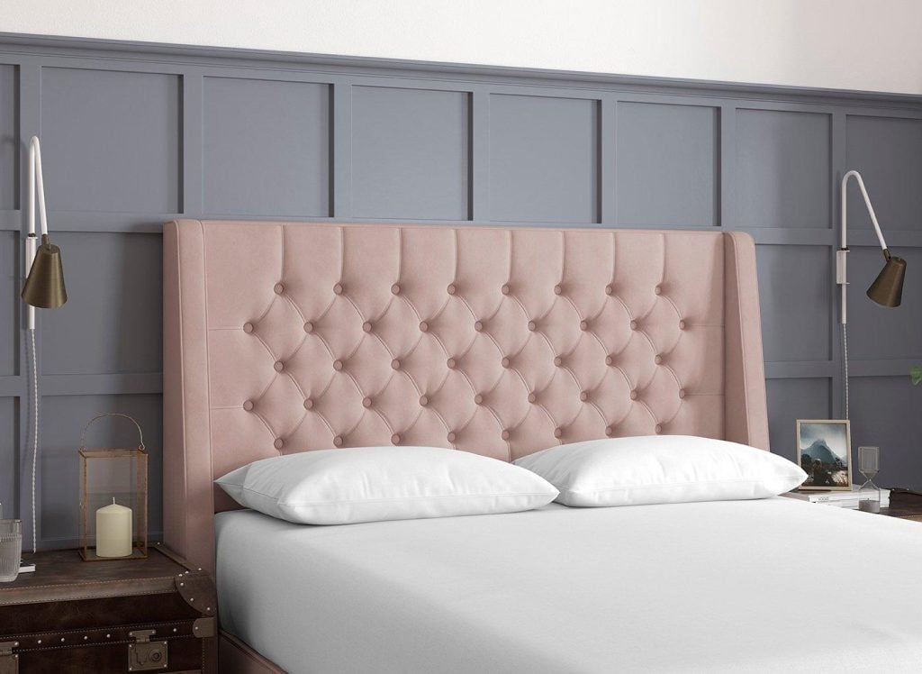 TheraPur Buckler Headboard - 4'6 Double - Pink