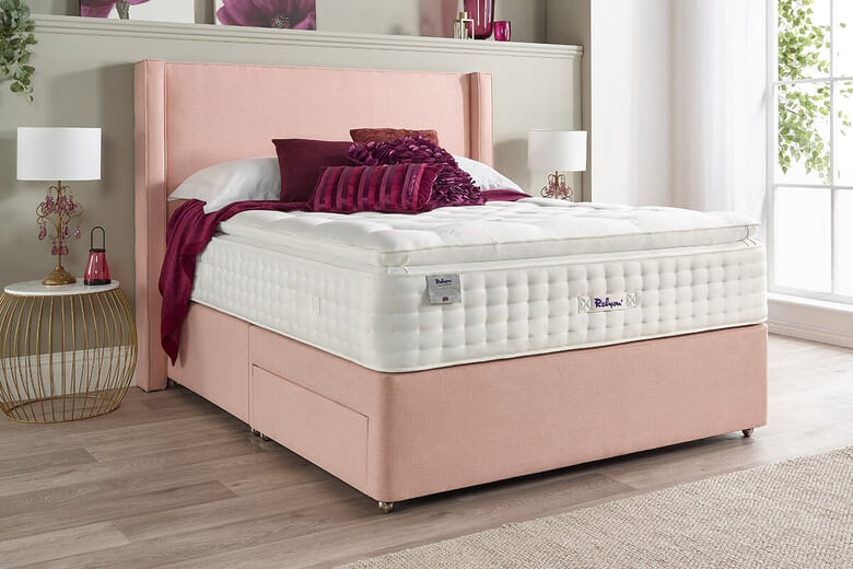 Athens Upholstered Bed, Limelight_Pink, Super King
