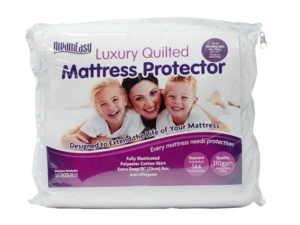DreamEasy Luxury Quilted Mattress Protector Double | Bed Sava