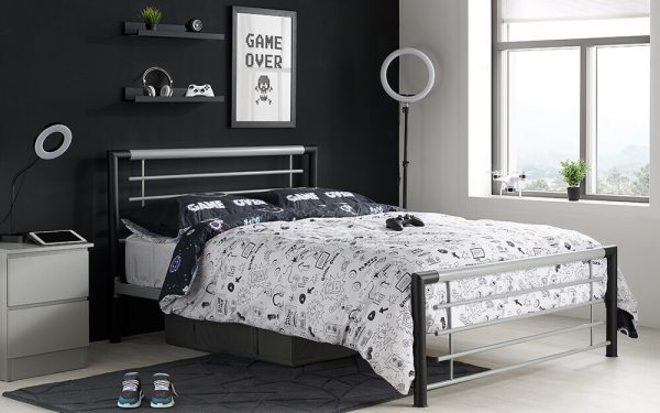 Birlea Faro Metal Bed Frame Double | Bed Sava