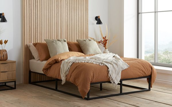 Birlea Soho Metal Platform Bed King Size | Bed Sava