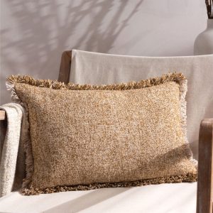Luxury Woven Cushion  Biscuit | Bed Sava