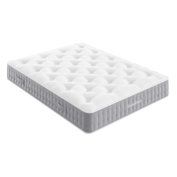 Arabella Bed  Mattress Set  Porcelain White Super King | Bed Sava