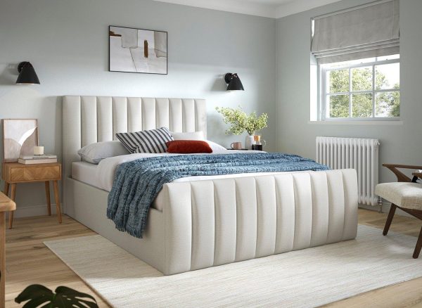 Davies Ottoman Bed Frame  30 Single  Grey | Bed Sava