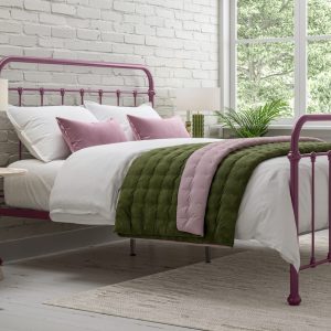 Oliver Bed  Mauve King | Bed Sava