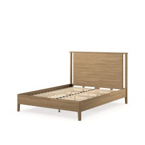 Oscar Bed  Light Wood Double | Bed Sava