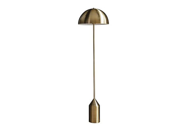Alba Copper Floor Lamp  Nickel | Bed Sava