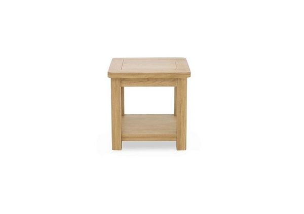 Augusta Lamp Table with Shelf | Bed Sava
