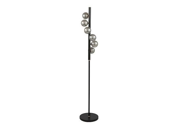 Blair Smoke Black Floor Lamp | Bed Sava